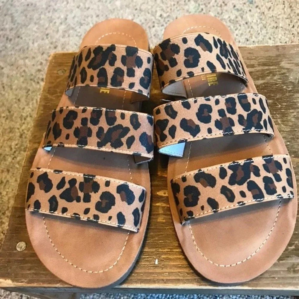 Cushionaire memory foam summer sandals women size 7